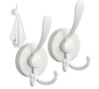 Générique Crochets À Ventouse Pour Douche, Grande Puissance De Maintien, 6x5x12cm, Crochets, Matériel De Salle De Bain, Esthétique Chic, Pour Porte, Mur, Miroir, Salle De Bain En Verre