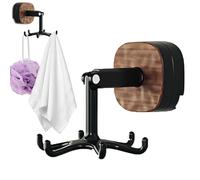 Générique Crochets À Ventouse Pour Douche - Porte Ustensiles Cuisine - Support Pivotant Réglable Sans Perçage Sans Trace Pour Sac Couronne Clé Serviette Manteau Porte-Manteau