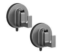 Générique Crochets à Ventouses | Lot de 2 Porte-Couronnes pour Porte - Support Métallique Amovible Robust pour Vitrine Cuisine Décoration Fête