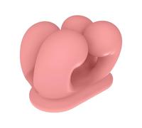 Générique Crochets Adhésifs En Silicone, Porte Baume À Lèvres Pour Voiture, Accroche-Mural Amovible Multifonction Porte-Clips Pour Salle De Bain Et Porte Universel