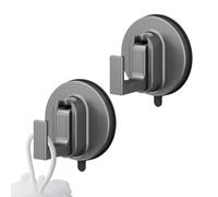 Générique Crochets de Douche à Ventouse | Lot de 2 Porte-Couronnes pour Porte,Support Métallique Lourd Amovible Pour Cuisine Salle de Bain Maison