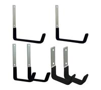 Générique Crochets De Garage - Rack Organisateur 6 Pièces Gain de Place | Support Organisateur Mur Porte-Outils Pour Abri,pour Atelier Abri Grenier Sous-sol Outils de Jardin Échelle Vélo Tuyau Pneu