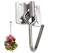 Générique Crochets De Guirlande Lumineuse Extérieure - clips pivotants 10,9 x 5,5 cm | Clips d'extérieur en acier inoxydable - Pour guirlandes végétales, décoration photo, porte, fenêtre, patio,