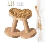 Générique Crochets De Maintien De Rideau - Clips De Style Corde À Fixation Murale, Lot De 2 Embrasses De Rideau Faites À La Main avec Vis De Montage, Accessoires De Décoration De De Fenêtre