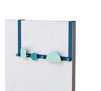 Générique Crochets de porte arrière Crochet de Porte en Acier au Carbone Moderne et Décoratif Support, Facile à installer pour manteaux chapeaux Chambre Résistant à l'abrasion(Blue,42cm*21.5cm)