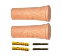 Générique Crochets muraux en bois - crochets en manteau en bois, porte-serviettes d'entrée en 2 pièces, porte-rangement de porte-greffier