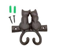 Générique Crochets muraux en fonte - Support rustique en forme d'animal, système de rangement de style antique, structure de suspension | Comment utiliser l'organisateur d'outils Home Key