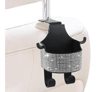 Générique Crochets Pour Appuie-Tête De Voiture,Porte-gobelet de Rangement Intérieur | Support Pour Sacs Et Sacs À Main - Pour Voiture, SUV, Camion, Voyage Sur Route, Voyage, Famille, Sortie Et