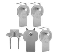 Générique Crochets pour Cadres et Tableaux,5 Crochets Mural Métal Pour Cadres | Système Réutilisable Sans Perçage Pour Affiches Peintures - Salon Chambre Sécurisé Cloisons Sèches