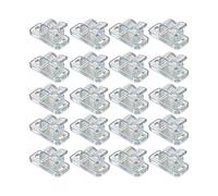 Générique Crochets Pour Guirlandes Lumineuses De Terrasse | Montage À Vis Résistant - Clips D'Accroche À Lumières LED Féeriques - Cours Jardin Allée Balcon Aménagement Paysager Terrasse Porche Patio