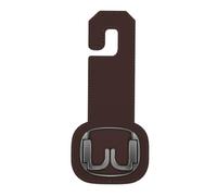 Générique Crochets Pour Sacs De Voiture - Cintre Double Pliable | Crochet D Appuie Tête De Voiture | Pour Le Siège Arrière Du Véhicule Vêtements Sac À Dos Sac À Main Chapeau Parapluie Manteau