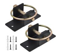 Générique Crochets pour Seau,Support De Mangeoire Avec Axe | Fixation de seau d'alimentation à verrouillage - Pour Étable Écurie Clôture Chenil Tracteur Bétail