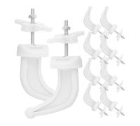 Générique Crochets Radiateur 10 Pièces pour Serviettes, Manteaux et Vêtements, Installation Rapide sans Outils, Usage Maison Salle de Bain Cuisine