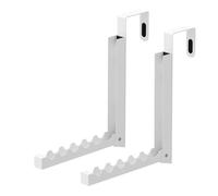 Générique Crochets Sur Porte | 2 Pièces Support 6 Crochets Sans Percage Pour Porte,Séchoir à Vêtements Pliable | pour Salle de Bain Douche Placard Cuisine Chambre Buanderie Salon