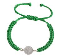 Générique croisé du catholicisme Benoît pour hommes et femmes, de foi de baptême, accessoires de bijoux, chaîne à main réglable, bijoux à nœud plat