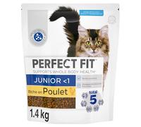 Générique Croquettes Spécial Chaton Stérilisé, Forte Teneur en Poulet Savoureux (1,4 kg) - Le Lot De 3