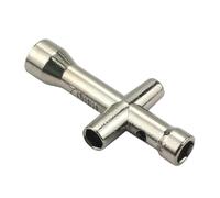 Générique Cross Socket Wrench - Portable Spanner Tool for Home | Steel Alloy with Compact Design, Nut Maintenance Accessory, Heavy Duty Hand Tool, Practical Repair Gear for Industrial
