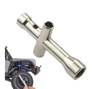 Générique Cross Socket Wrench Tool - Compact Nut Spanner For Fast Repairs | Anti-Slip Four-Way Socket Wrench For Nuts And Screws, Ideal F́or Robotic Maintenance, Home Repair And General Workshop Use
