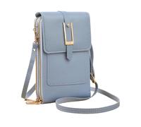Générique crossboddy Phone Bag - Touchscreen Wallet | Waterproof PU Leather | Transparent Window, Anti-Theft Pocket, multti-Compartment Layout, Smooth Zipper, Shoulder Strap, for Travel & Commuting