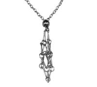 Générique Crystal Cage Necklace - 60cm Adjustable Necklace Holder