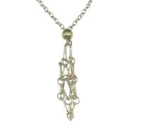 Générique Crystal Cage Necklace - 60cm Adjustable Necklace Holder