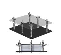 Générique Crystal Card Press - Restore d'aplatissement de la carte acrylique | Apllareur de la carte portable Appuyez sur | Presse d'aplature de carte sans effort | Outil de lissage des cartes pour