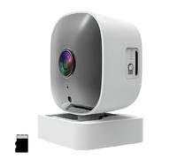 Générique Crystal Clear 2K Security Camera Night Vision, 24/7 Recording and Smart Alerts with 360° Rotation for Easy Install Home and Outdoor (1pc,includedTF-64GB)