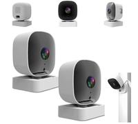Générique Crystal-Clear 2K Security Camera with Color Night Vision, 24/7 Recording & Smart Alerts, Two Way Audio Real Time Response, 2.4G WiFi Indoor HD Camera, for Home, Yard, Garden, Farm (2pcs)