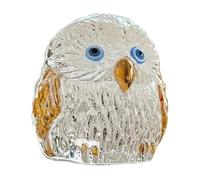 Générique Crystal Owl Figurine, 6x6x6cm White Crystal Decorative Ornament for Home, Office, Tabletop, Shelf, Desk, Gift, Wedding, Birthday, Holiday Decoration