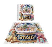 Générique Crystal Puzzle, Crystal Christmas 2026 PuzzleDe Puzzle, Jeux Artisanaux Contestants Toy Fun for Beginner Leisure Play Men WomenDécouvrez Le Puzzleults Home Decor Vacation Activities