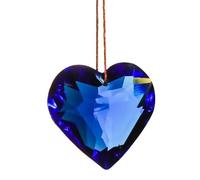 Générique Crystal Sun Catcher - Heart Prism Pendant Hangable, Window Decoration Reflective Glass Ornament for Daily Use Indoor Outdoor Garden Car Door Decorative Light Catcher Home Accent 1.18 inches