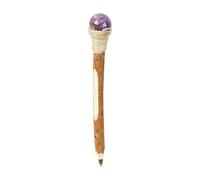Générique Crystal Wand Pen Set, Smooth Writing Ballpoints, Fine Tip with Clear Barrel, Gem School Pens, Study Tools with Stylish Look, Writing Gear for School Office 5.91x0.79 inches