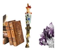 Générique Crystal Wand with Bells Evil Eye Magic Crystal Ornament