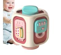 Générique Cube d'Activités Bébé - Planche Sensorielle Enfant,Cube Sensoriel Interactif d'Éveil Motricité Fine Manipulation pour Fille Bébé Voyage