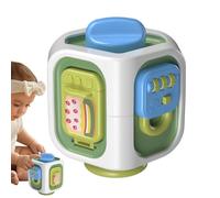 Générique Cube d'Activités - Jouets Sensoriels de Voyage - Cube Sensoriel Interactif d'Éveil Motricité Fine Manipulation pour Fille Bébé Voyage