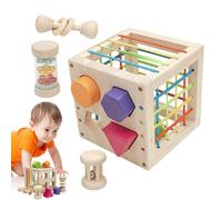 Générique Cube De Tri De - Conception Sensorielle Assortie Aux De Couleurs, Cube Sensoriel pour Le Tri des De Couleurs | Jouet Éducatif De Développement des Compétences Motrices pour Garçon