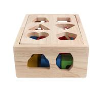 Générique Cube de Tri de Formes, Jouet éducatif, Blocs Colorés pour Enfants, 16 Trous
