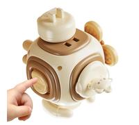 Générique Cube d'éveil | Boîte d'activités à Six Faces | Jouets d'éveil sensoriel avec Design Lapin | pour, Maternelle, Apprentissage précoce, Jeux en Famille, Voyage, Sol, Jardin d'