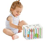 Générique Cube Magique Arc-en-, Boîte D'assortiment Sensorielle Rectangulaire De 18,5 Cm | Jouet D'éducation Précoce en Caoutchouc Souple De Haute Qualité 389g, Développement De Compétences De TR