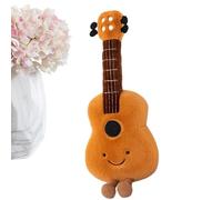 Générique Cuddly Violin Plush - Guitar Pipa Doll | 30cm Soft Stuffed Musical Instruments with Huggable Texture, Polyester Plush Toy with Colorful Stitching, Living Room Bedroom Decor, Collectible