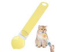 Générique Cuillère Distributeur de Friandises en Lamelles pour Chat - Distributeur de Lamelles pour Chats | Pour Compote Friandise Liquide Nourriture Humide Chats Chiens