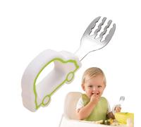 Générique Cuillère pour Bébé - Apprentissage Alimentation avec Cuillères et Fourchette | Design Ergonomique pour Nourriture Polyvalente Adultes Repas Familiaux