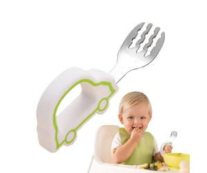 Générique Cuillère pour Bébé - Apprentissage Alimentation avec Cuillères et Fourchette | Design Ergonomique pour Nourriture Polyvalente Adultes Repas Familiaux