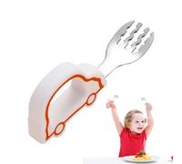 Générique Cuillères pour Bébé - Ustensiles d'Apprentissage Manger Autonomie - Ustensiles de Nourriture Ergonomiques avec Prise Facile pour Parents et Adultes
