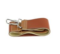 Générique Cuir à Rasoir Équilibrage Fin Double Couche en Cuir et Toile Marron pour Affûtage Précis des Lames de Ciseaux pour Usage en Boutique Domicile