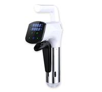 Générique Cuiseur sous Vide Circulateur Immersion 1100W Connecté WiFi Écran Tactile Élément Chauffant Acier Inoxydable pour Steak Poulet Poisson Œufs Légumes(White)