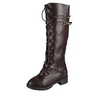 Générique Cuissarde Femme Sexy Haute Hiver Bottine Confort Vintage Mi Mollet Cuissarde Chaussure Blanc Moto Bottes Fourrées Talon Cuissardes Noires Confort Chic Botte Chaussures