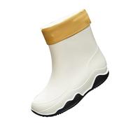 Générique Cuissardes pour Mollet Large Short Rain Boots for Womens Ankle Rainboot Garden Boot Ladies Rubber Outside Work with Comfort Chaussures Talon Soirée (White, 38)