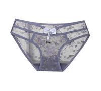 Générique Culotte Dentelle Femme À Waist Basse Échancrée Fine Lanière Confortable Sexy avec Clochette pour Look Coquin