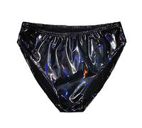 Générique Culotte Femme Cuir Verni Slip Taille Basse Sexy Panties Femmes Sport Extensibles sous Vêtements Personnalisée Hipster Panty Womens Underwear